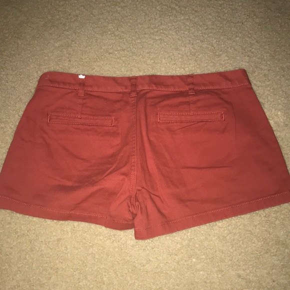 Red Cotton shorts - Picture 2 of 3